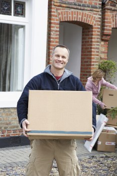Removal team planning a move in Ladbroke Grove near residential flats