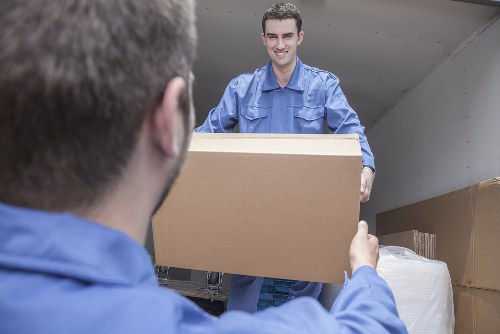 West London removal vehicle ready for home or office transport in Ladbroke Grove