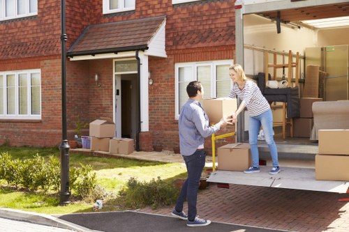 Packing fragile household items for transport