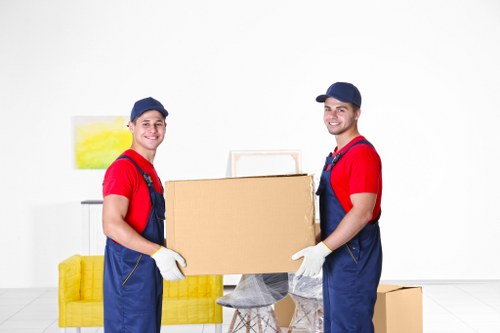 Checklist and packed items prepared for a smooth moving day