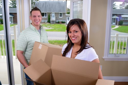 House movers helping with a home move in Ladbroke Grove