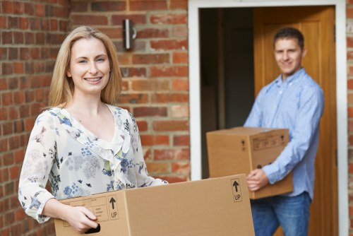 Preparing boxes and furniture for a local move