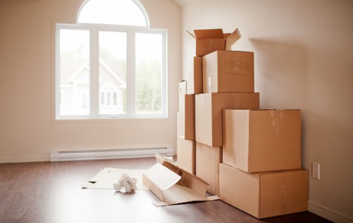 Furniture loading for a man and van move in west London