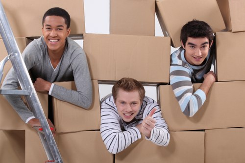 Local commercial movers handling office equipment in Ladbroke Grove