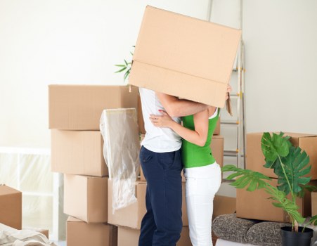 Local van service supporting a house move in West London