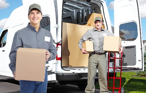Prepared moving truck for a local house or office move